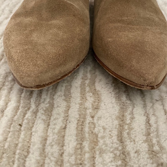 Belle Sigerson Morrison Camel Suede Strappy booties - Picture 11 of 15